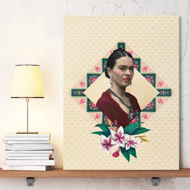 decoraçoes cozinha Frida Kahlo - Flowers And Geometry