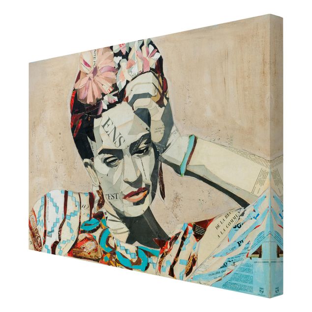 Quadros decorativos Frida Kahlo - Collage No.1