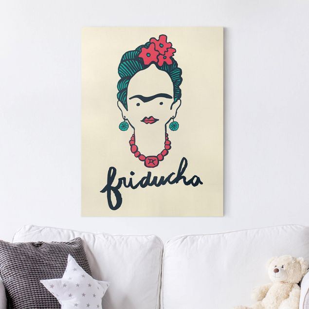 decoraçao para parede de cozinha Frida Kahlo - Friducha