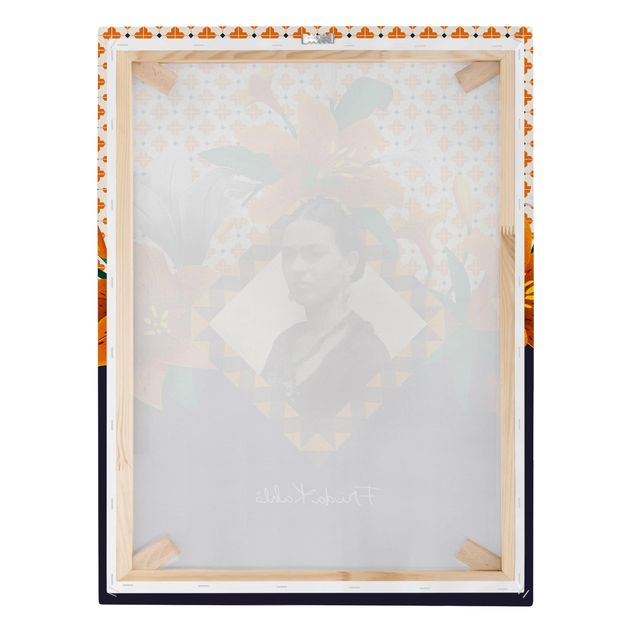 quadros em tela Frida Kahlo - Lilies