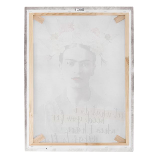 quadros em tela Frida Kahlo - Quote
