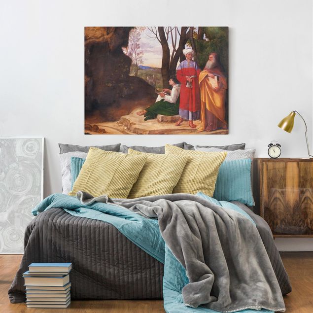 Telas decorativas Itália Giorgione - The Three Philosophers