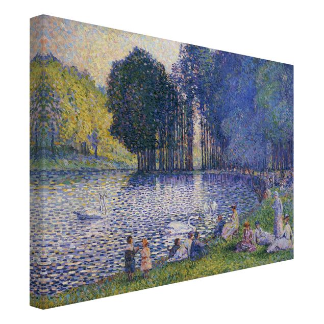Quadros movimento artístico Pós-impressionismo Henri Edmond Cross - The Lake In The Bois De Boulogne