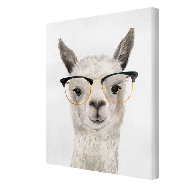 decoração quadros Hip Lama With Glasses I