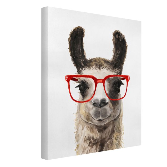 quadros modernos para quarto de casal Hip Lama With Glasses II
