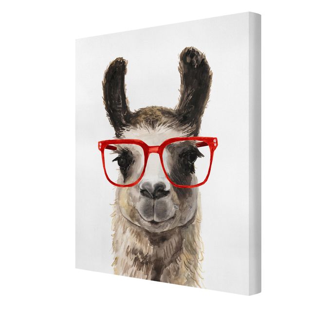 decoração quadros Hip Lama With Glasses II