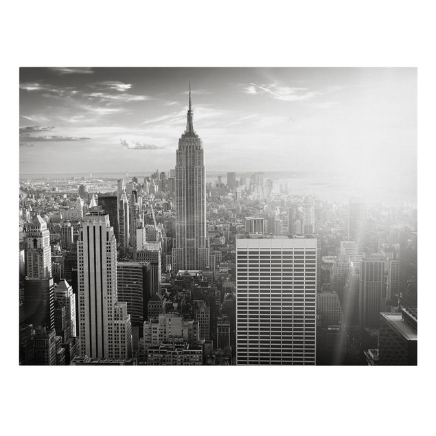 Telas decorativas cidades e paisagens urbanas Manhattan Skyline