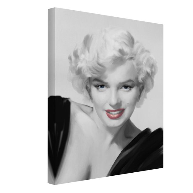 Quadros retratos Marilyn On Sofa