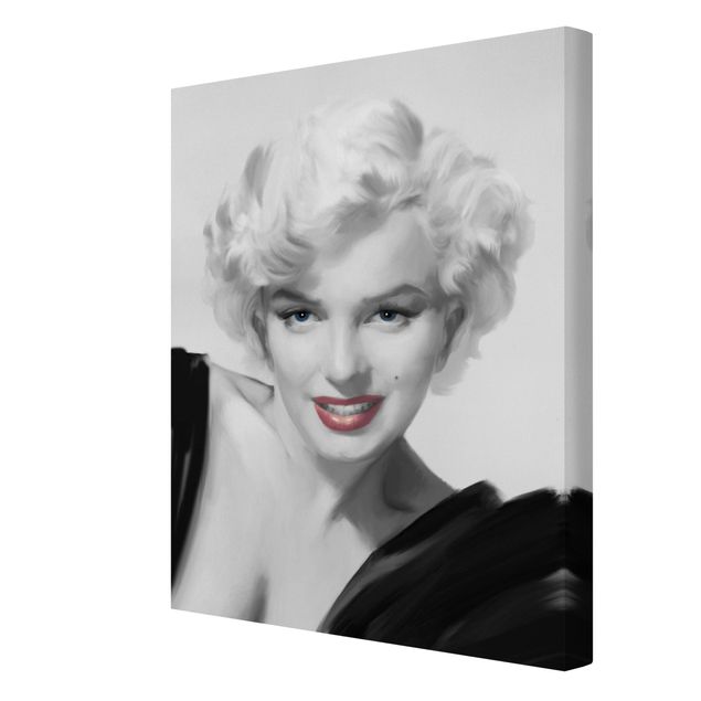 quadros em preto e branco Marilyn On Sofa