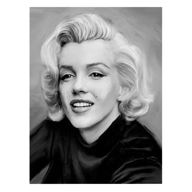 Quadros em cinza Marilyn In Private