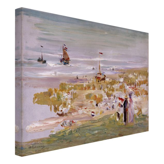 quadros de paisagens Max Liebermann - The Beach, Scheveningen