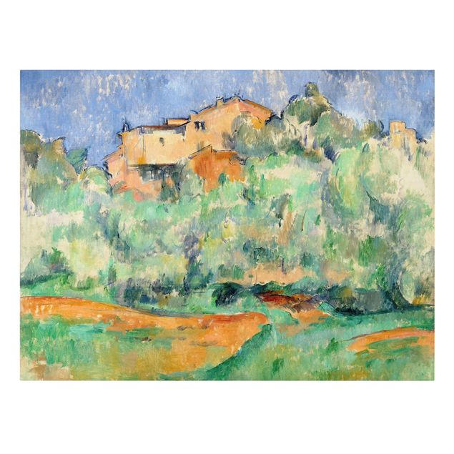 quadro com paisagens Paul Cézanne - House And Dovecote At Bellevue