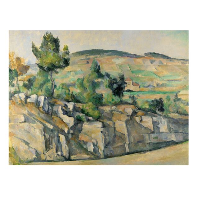 Quadros por movimento artístico Paul Cézanne - Hillside In Provence