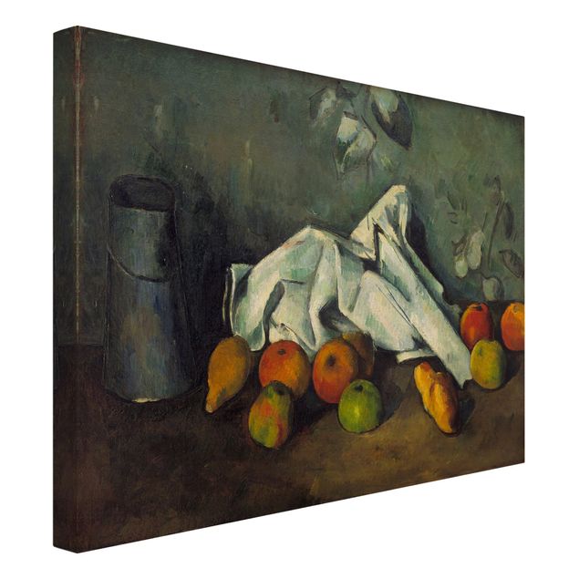 Quadros por movimento artístico Paul Cézanne - Still Life With Milk Can And Apples