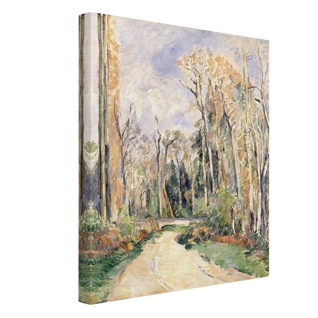 Quadros por movimento artístico Paul Cézanne - Path at the Entrance to the Forest