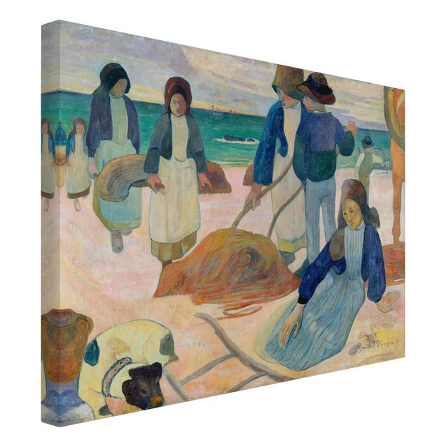 Quadros por movimento artístico Paul Gauguin - The Kelp Gatherers (Ii)