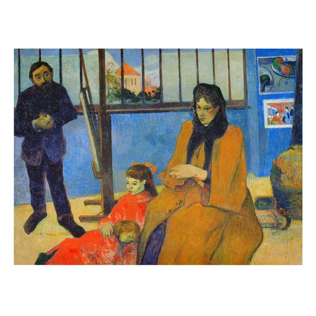 Telas decorativas réplicas de quadros famosos Paul Gauguin - The Schuffenecker Family