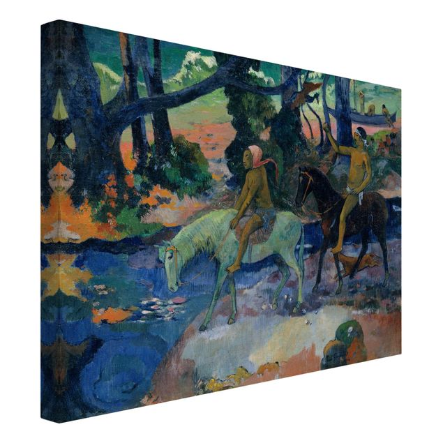 Telas decorativas cães Paul Gauguin - Escape, The Ford