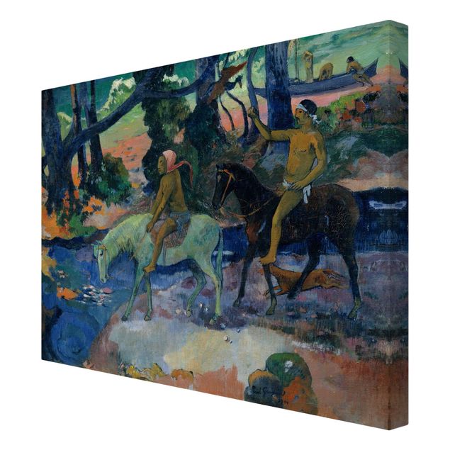 Telas decorativas réplicas de quadros famosos Paul Gauguin - Escape, The Ford