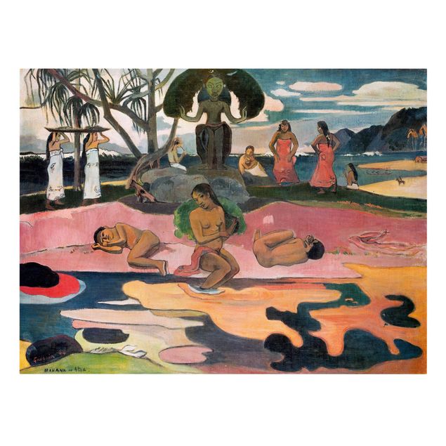 quadro de praia Paul Gauguin - Day Of The Gods (Mahana No Atua)
