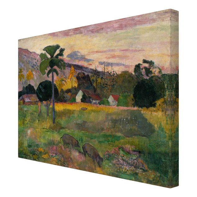 Telas decorativas paisagens Paul Gauguin - Haere Mai (Come Here)