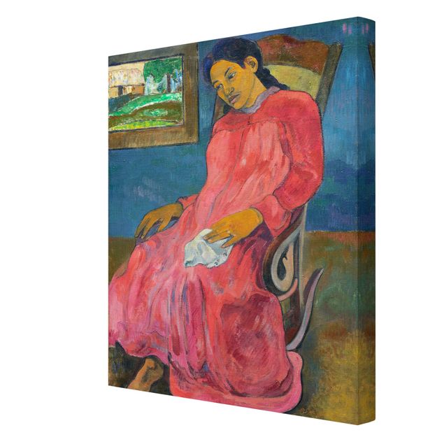 Quadros retratos Paul Gauguin - Faaturuma (Melancholic)