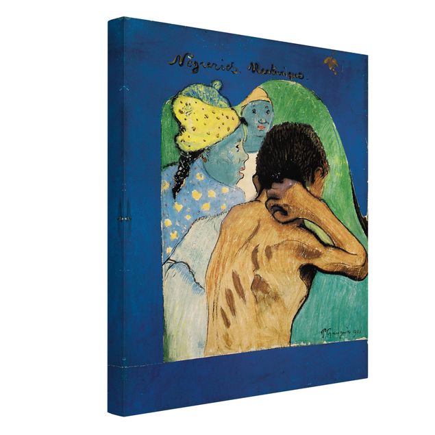 Telas decorativas réplicas de quadros famosos Paul Gauguin - Nègreries Martinique