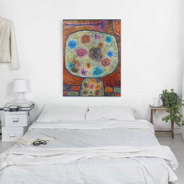 Telas decorativas réplicas de quadros famosos Paul Klee - Flowers in Stone