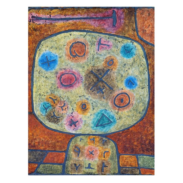 Telas decorativas abstratas Paul Klee - Flowers in Stone
