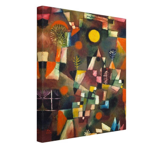 Telas decorativas réplicas de quadros famosos Paul Klee - The Full Moon