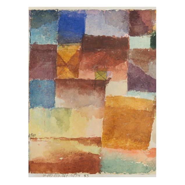 Telas decorativas abstratas Paul Klee - In the Wasteland