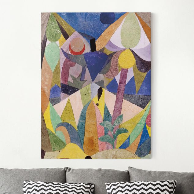 decoraçao para parede de cozinha Paul Klee - Mild tropical Landscape