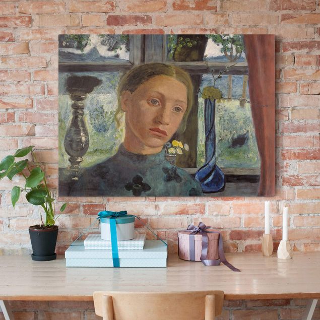 decoraçoes cozinha Paula Modersohn-Becker - Girl'S Head In Front Of A Window