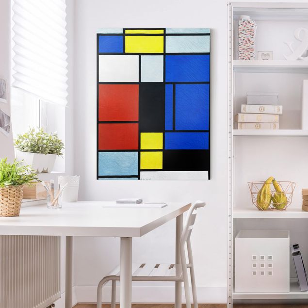 Quadros movimento artístico Impressionismo Piet Mondrian - Tableau No. 1