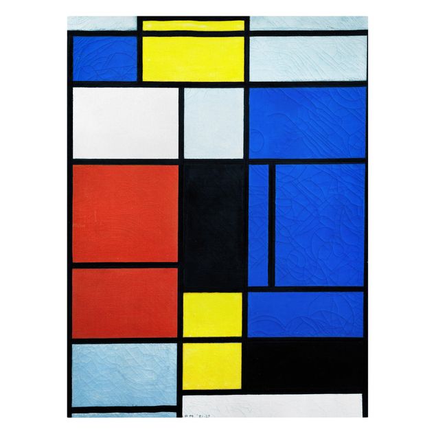 tela abstrata para sala Piet Mondrian - Tableau No. 1