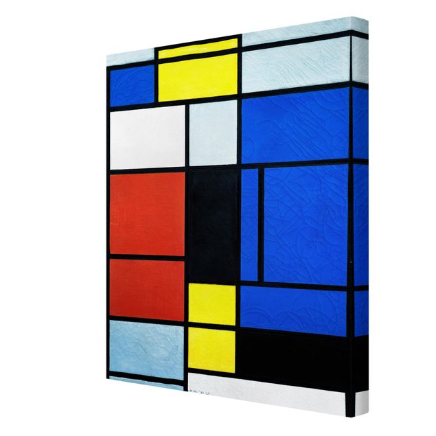 Telas decorativas padrões Piet Mondrian - Tableau No. 1