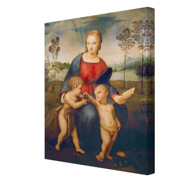 Telas decorativas réplicas de quadros famosos Raffael - Madonna of the Goldfinch
