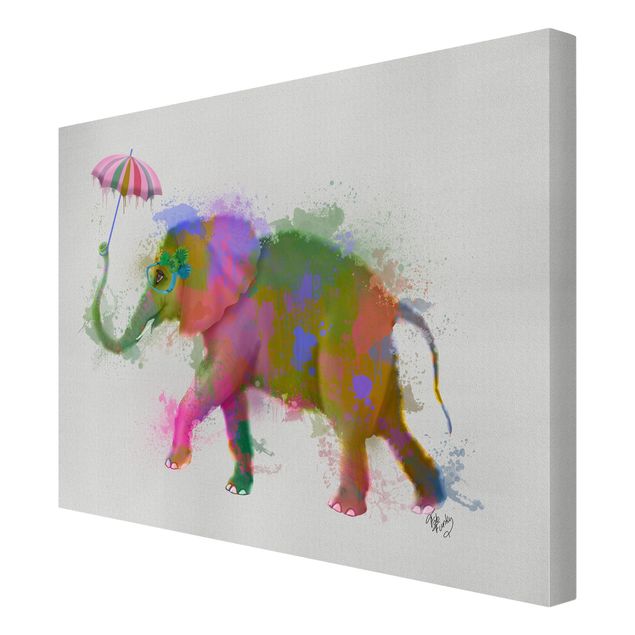 quadro animal Rainbow Splash Elephant