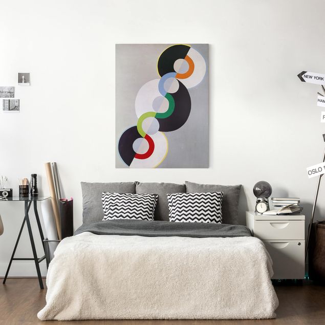 Telas decorativas réplicas de quadros famosos Robert Delaunay - Endless Rhythm