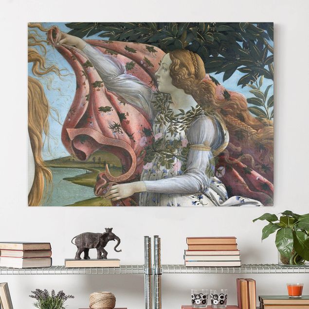 decoraçao para parede de cozinha Sandro Botticelli - The Birth Of Venus. Detail: Flora