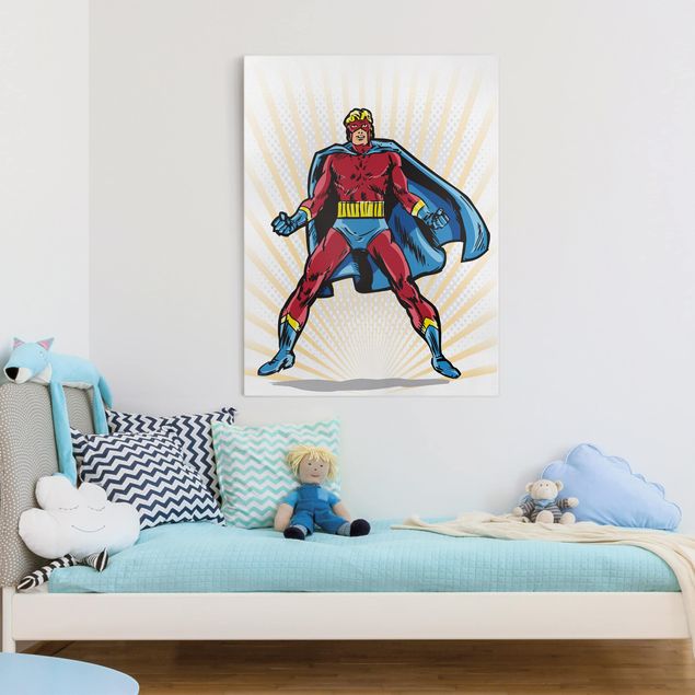 quadros decorativos para sala modernos Superhero