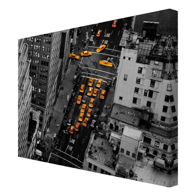 Quadros cidades Taxi Lights Manhattan