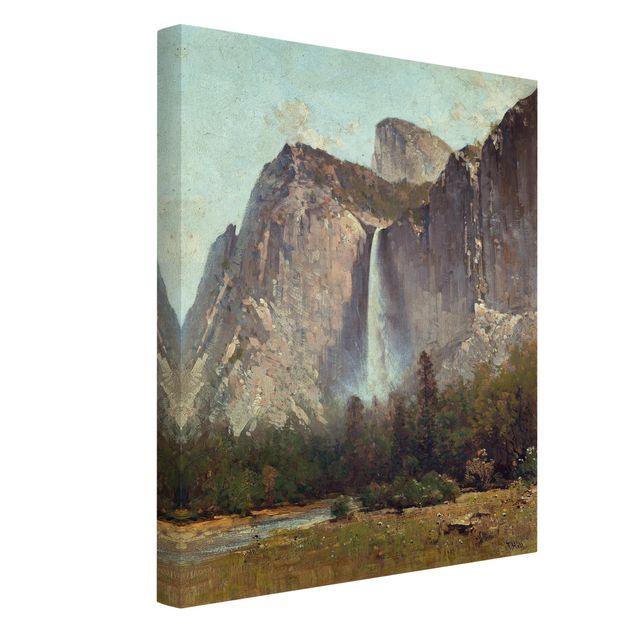 Telas decorativas montanhas Thomas Hill - Bridal Veil Falls - Yosemite Valley