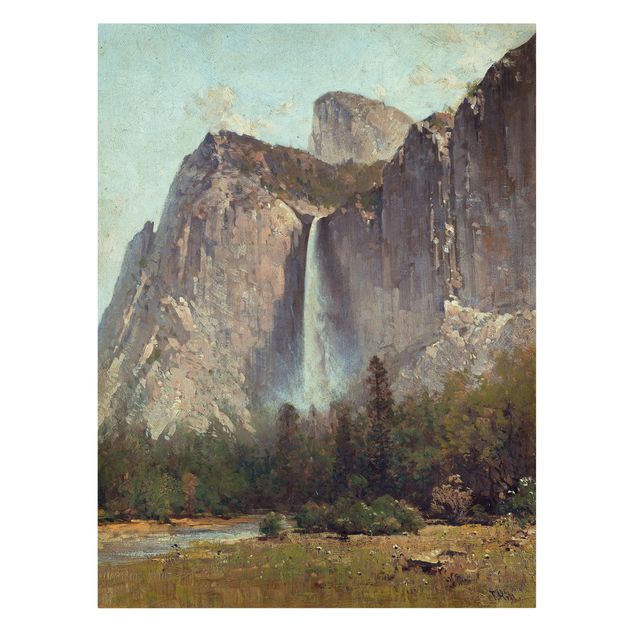Quadros montanhas Thomas Hill - Bridal Veil Falls - Yosemite Valley