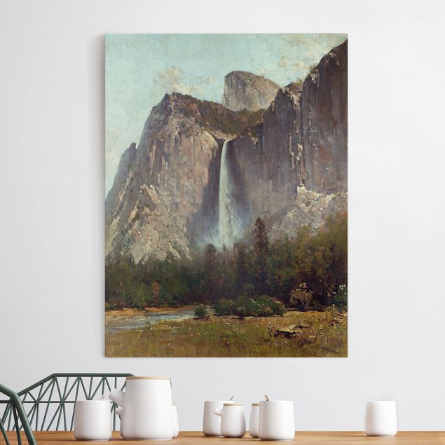 decoraçao para parede de cozinha Thomas Hill - Bridal Veil Falls - Yosemite Valley