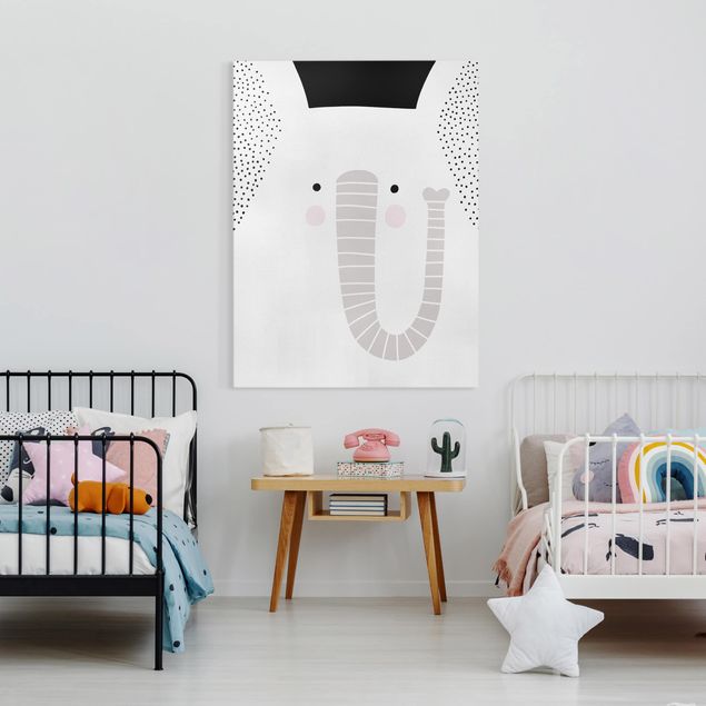 Decoração para quarto infantil Zoo With Patterns - Elephant