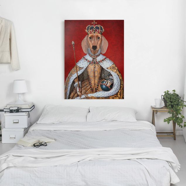 Quadros cães Animal Portrait - Dachshund Queen