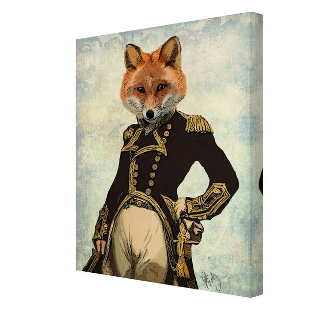 quadros para parede Animal Portrait - Fox Admiral