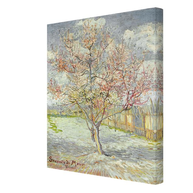 quadro de árvore Vincent van Gogh - Flowering Peach Trees