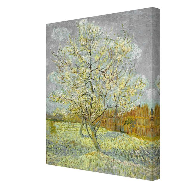 quadro de árvore Vincent van Gogh - Flowering Peach Tree